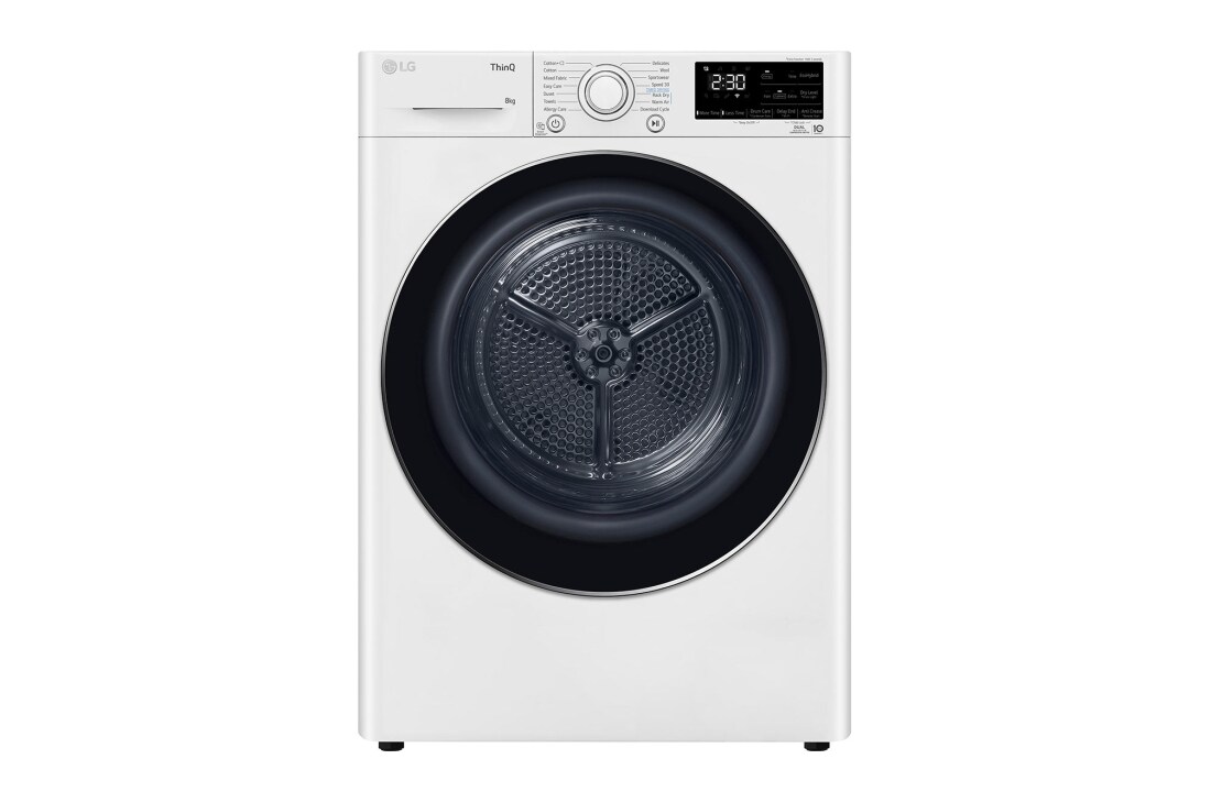 LG 8-kg DUAL Inverter Heat Pump? Eco-Hybridikuivain L?mp?pumpputekniikalla , RC7DN8029, RC7DN8029