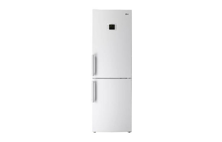 LG Energialuokan A+ j??kaappi-pakastin. Ei tarvitse sulattaa. K?tev?? s?ilytyst?. 185 cm (nettotilavuus 343 litraa), GB7038SWTW