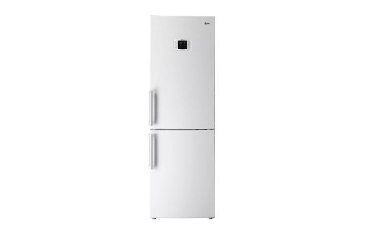 LG Energialuokan A++ j??kaappi-pakastin. Ei tarvitse sulattaa. K?tev?? s?ilytyst?. 185 cm (nettotilavuus 343 litraa), GB7038SWTZ