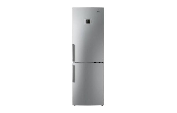 LG Energialuokan A++ j??kaappi-pakastin. Ei tarvitse sulattaa. K?tev?? s?ilytyst?. 185 cm (nettotilavuus 343 litraa), GB7138AVXZ