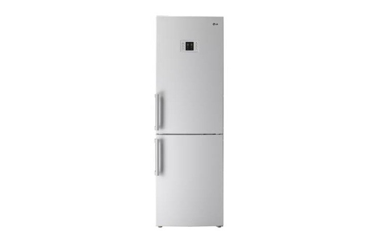 LG Energialuokan A++ j??kaappi-pakastin. Ei tarvitse sulattaa. K?tev?? s?ilytyst?. 185 cm (nettotilavuus 343 litraa), GB7138SWXZ