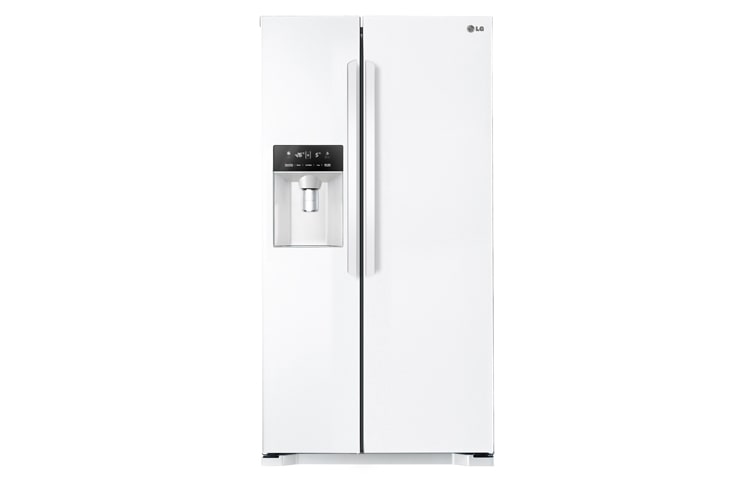LG Side-by-side-kaappi, ei tarvitse sulattaa. Non Plumbing -annostelija. (Nettotilavuus 508 litraa), GSL325SWYV