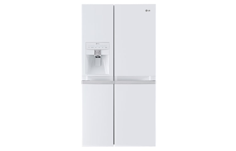 LG Side-by-side-kaappi, ei tarvitse sulattaa. Non Plumbing -annostelija. (Nettotilavuus 540 litraa), GSL545SWYZ
