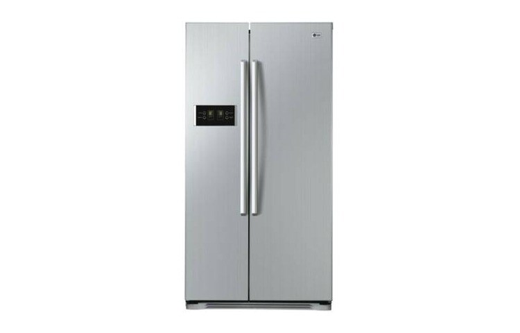 LG Energialuokan A+ Side-by-side-kaappi. Ei tarvitse sulattaa. (527 litraa), GW-B207FLQK