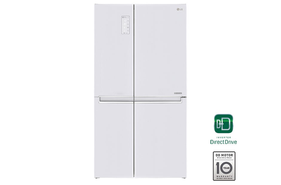 LG 642L Side by Side (Valkoinen) Energialuokka F, Vesi/j?? vesijohtoliit?nn?ll?, Smart Diagnosis? - Wi-Fi-yhteys, GSB760SWXV