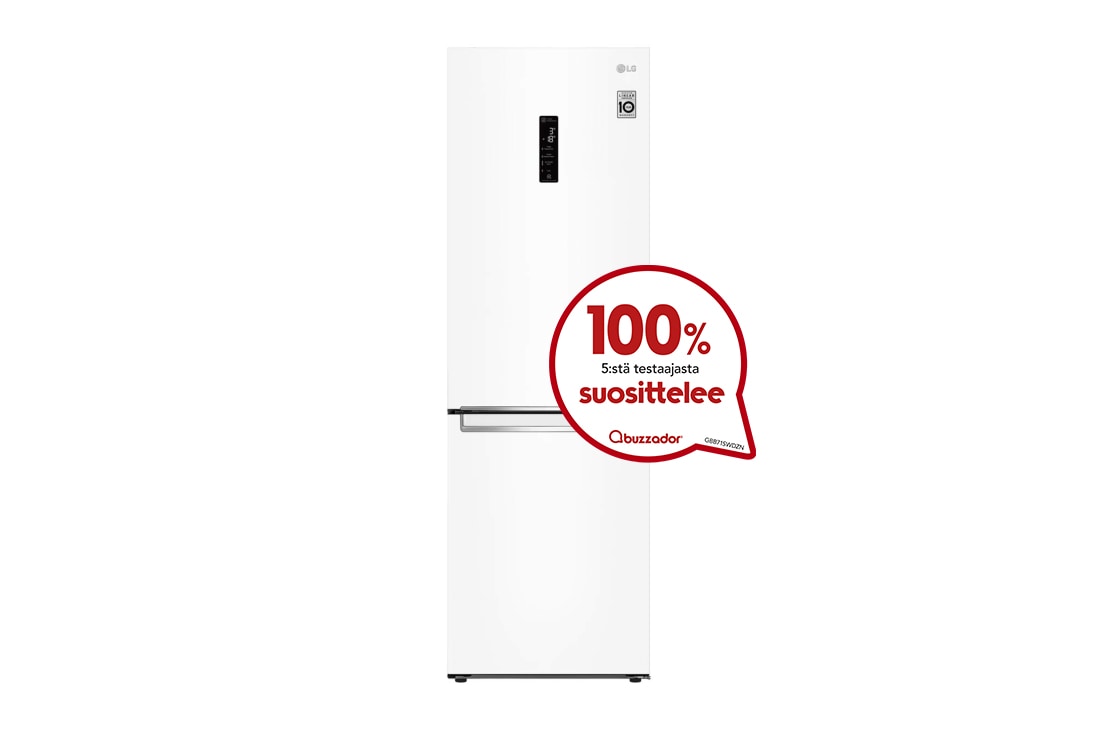 LG 1.86M 341L J??kaappipakastimet (Valkonen) - Energialuokka E, Door Cooling? ja Smart Diagnosis? - Wi-Fi-yhteys, GBB71SWDZN