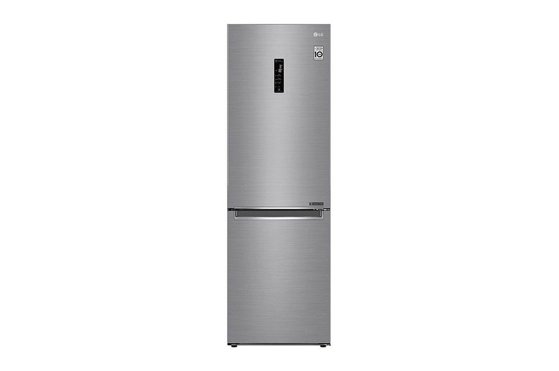 LG 1.86M 341L J??kaappipakastimet(Shiny Steel) - Energialuokka E, Door Cooling?, Multi Flow, GBB61PZHMN, GBB61PZHMN