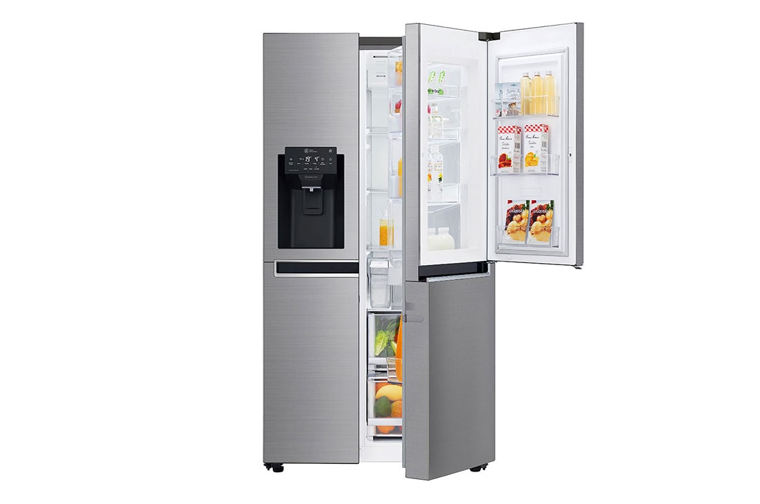 LG 625 Door in Door? Side by Side (Shiny Steel) Energialuokka E, Vesi/j?? ilman vesijohtoliit?nt??, Smart Diagnosis? - Wi-Fi-yhteys, GSJ761PZEE, GSJ761PZEE