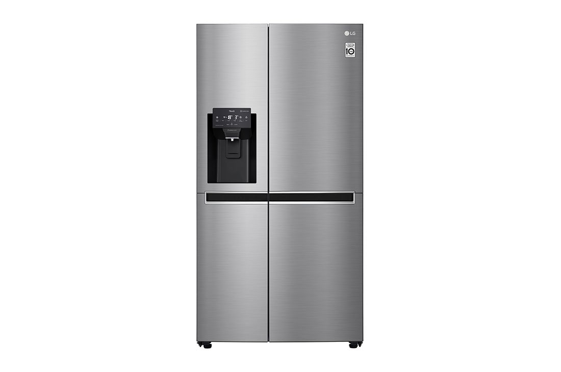 LG 625L  Side by Side (Shiny Steel) Energialuokka E, Vesi/j?? ilman vesijohtoliit?nt??, Smart Diagnosis? - Wi-Fi-yhteys, GSL461ICEE, GSL461ICEE