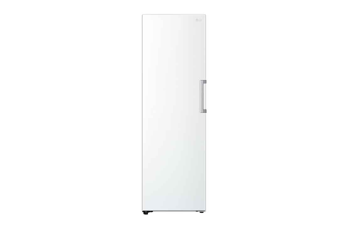 LG 324L Vapaasti seisova pakastin (Valkoinen) - Energialuokka D, Total No Frost, Express Freeze, Smart Diagnosis? , Etu, GFT61SWCSF