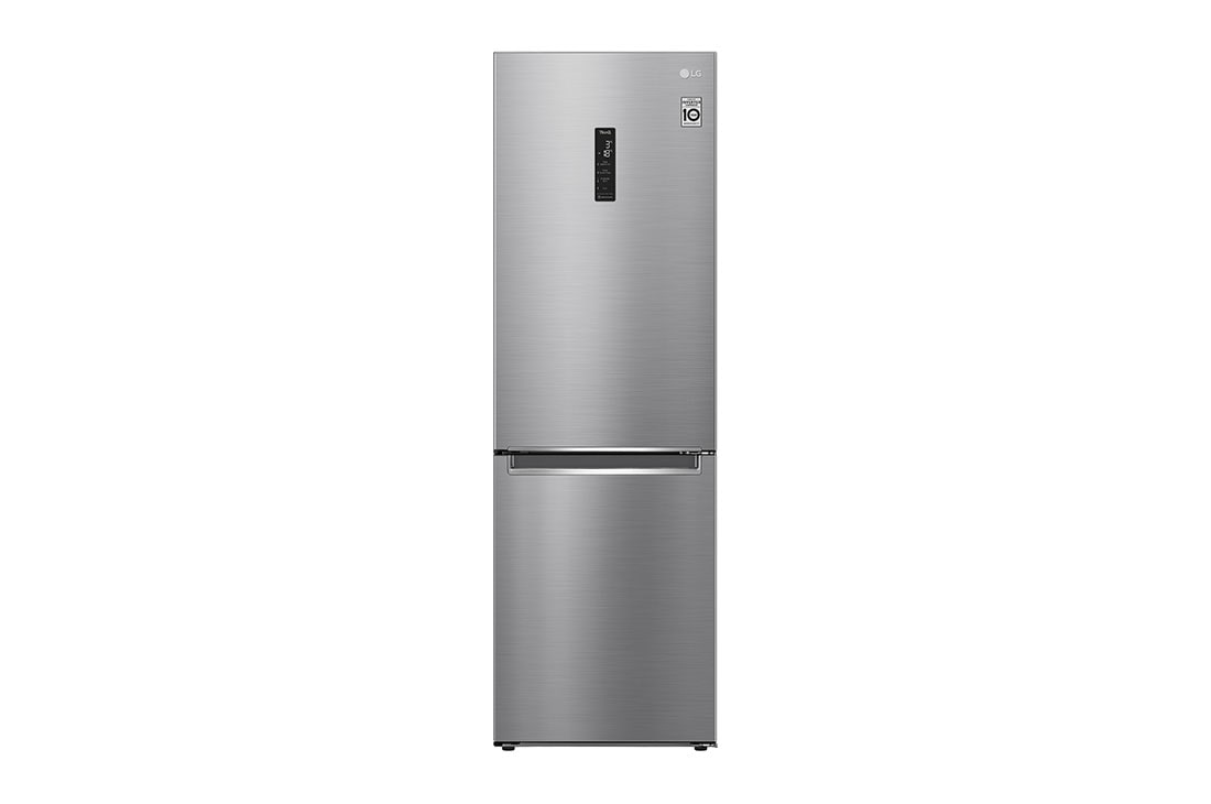 LG 1.86M 341L J??kaappipakastimet(Shiny Steel) - Energialuokka D, Door Cooling? ja Smart Diagnosis? - Wi-Fi-yhteys, GBB61PZFGN, GBB61PZFGN
