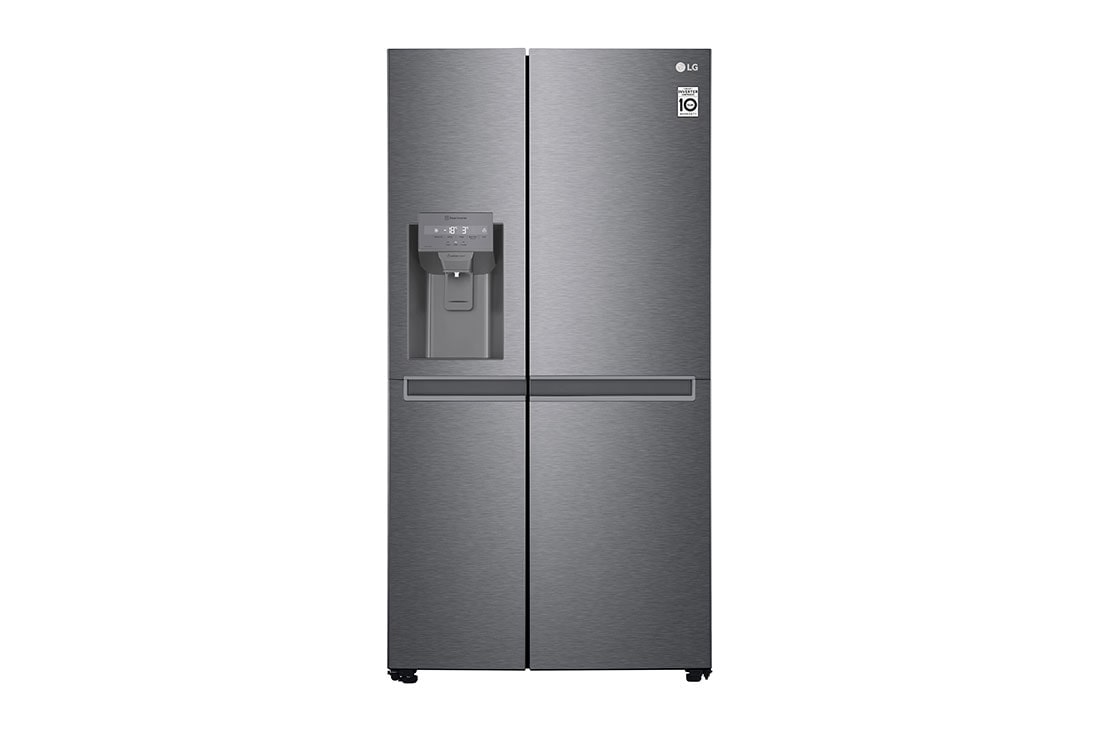 LG 634L Side by Side (Dark Graphite), J??n ja veden annostelija, Energialuokka F, Vesi/j?? vesijohtoliit?nn?ll?, Smart Diagnosis?, GSLV30DSXM, GSLV30DSXM
