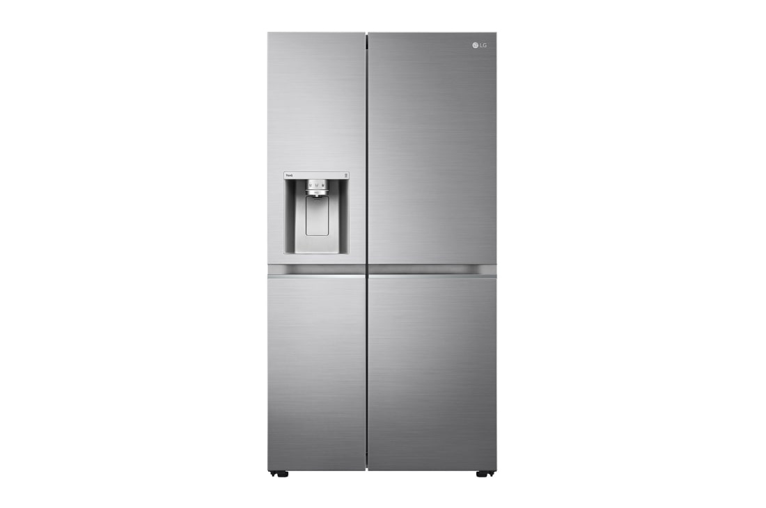 LG 635L Side by Side (Shiny Steel), J??n ja veden annostelija, Energialuokka F, Vesi/j?? vesijohtoliit?nn?ll?, Smart Diagnosis? - Wi-Fi-yhteys, GSLV90PZAM