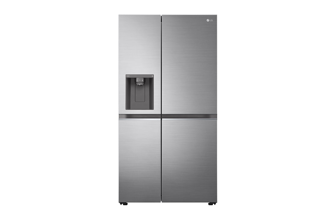 LG 635L Side by Side (Shiny Steel, Energialuokka D, Vesi/j?? vesijohtoliit?nn?ll?, Smart Diagnosis? kanssa Wi-Fi, GSLV70PZTD, GSLV70PZTD