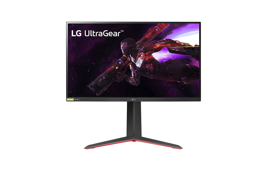 LG 27” UltraGear? Nano IPS 1ms -pelin?ytt? NVIDIA? G-SYNC? -yhteensopivuudella, Kuva edest?, 27GP850-B