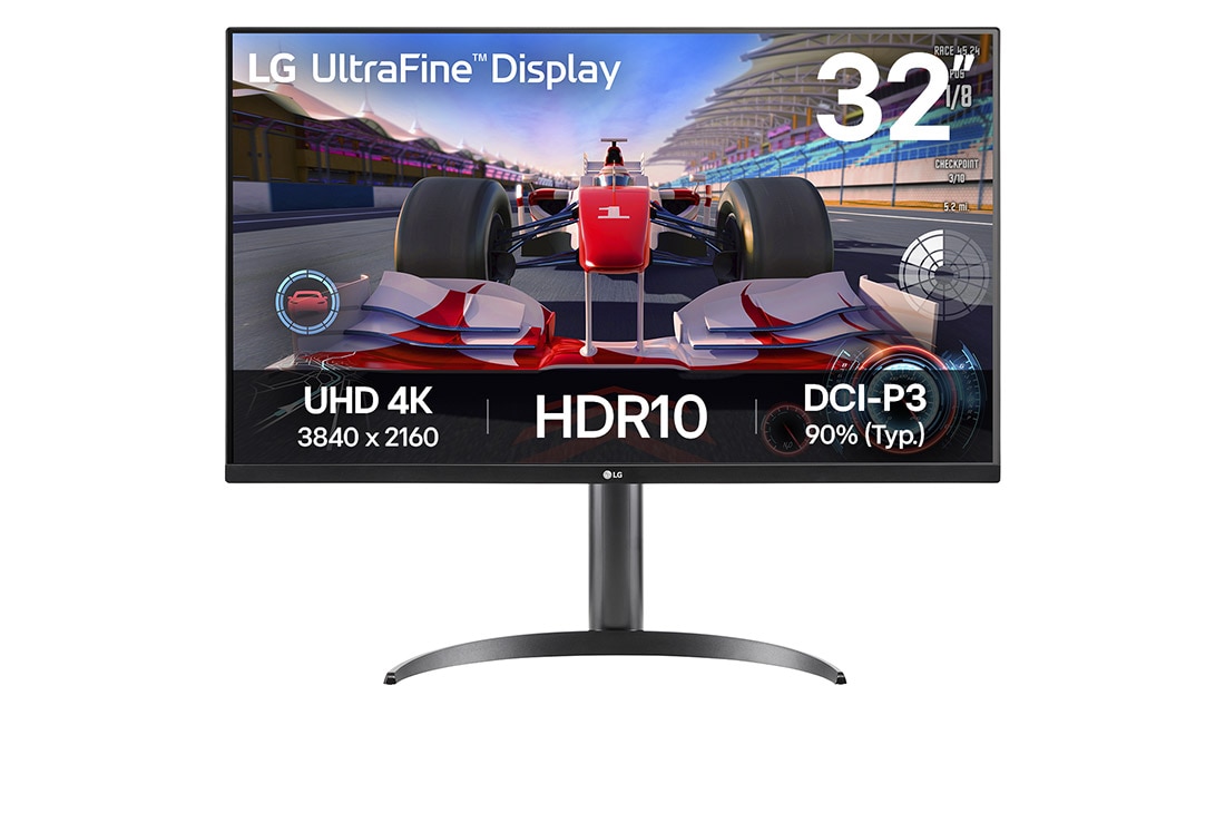 LG 31,5'' UltraFine 4K HDR -n?ytt?, kuva edest?, 32UR550K-B