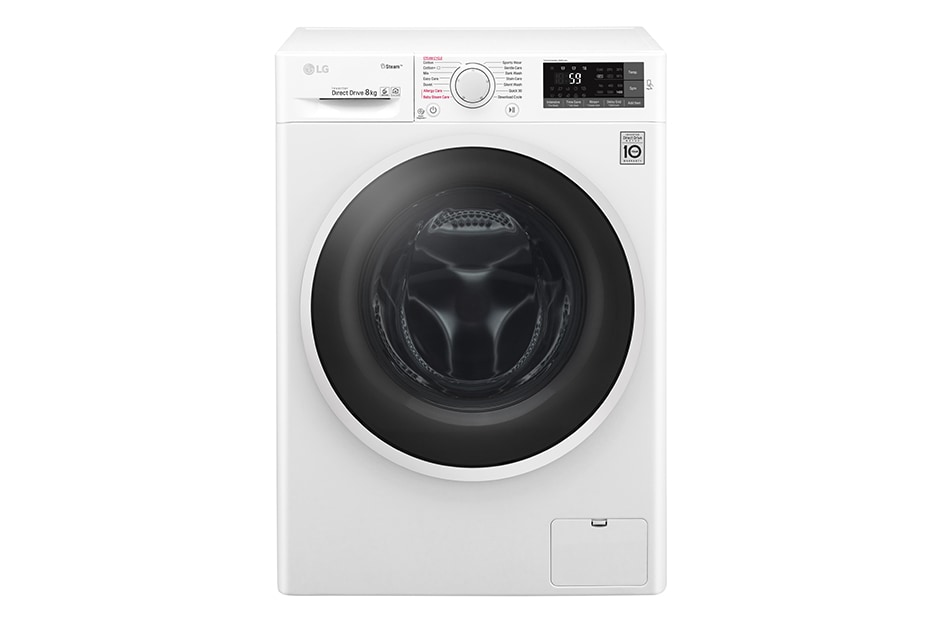 LG 1-8 kg SpaSteam & NFC, 6 Motion Direct Drive pesukone, Q5J6TY0W