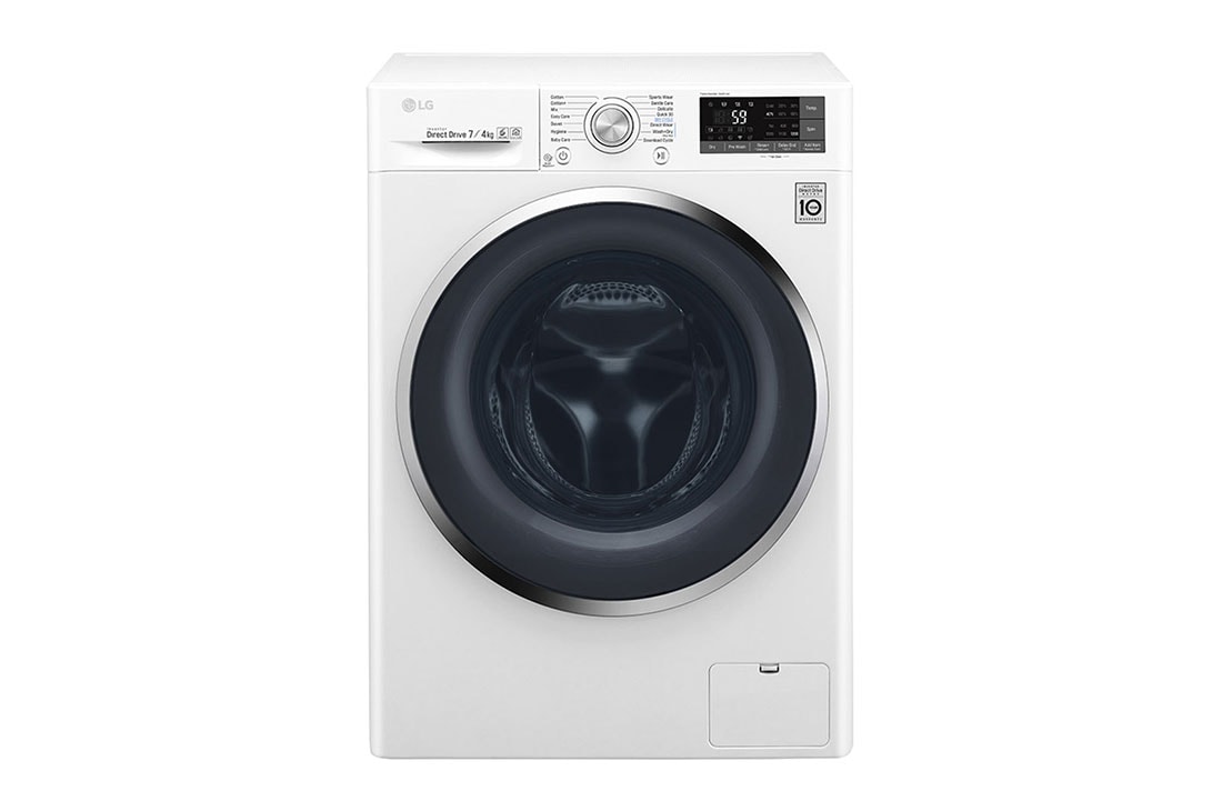 LG 1-7 kg / 1-4 kg 6 Motion Direct Drive kuivaavat pesukoneet, 45 cm syv?, Wifi, energialuokka B, W3J7HM2W