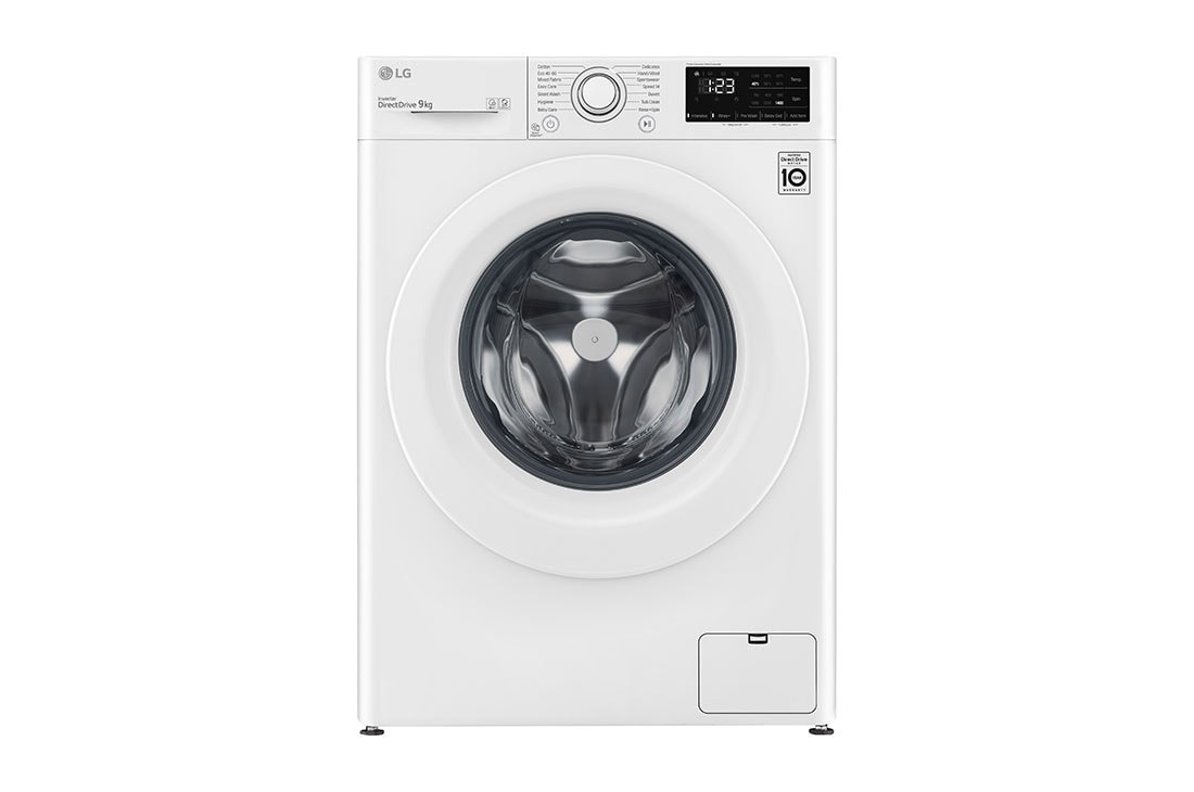 LG 9 kg Pyykinpesukone(Valkoinen) - Energialuokka B, AI DD?, Smart Diagnosis?, F4WP309N0W, F4WP309N0W