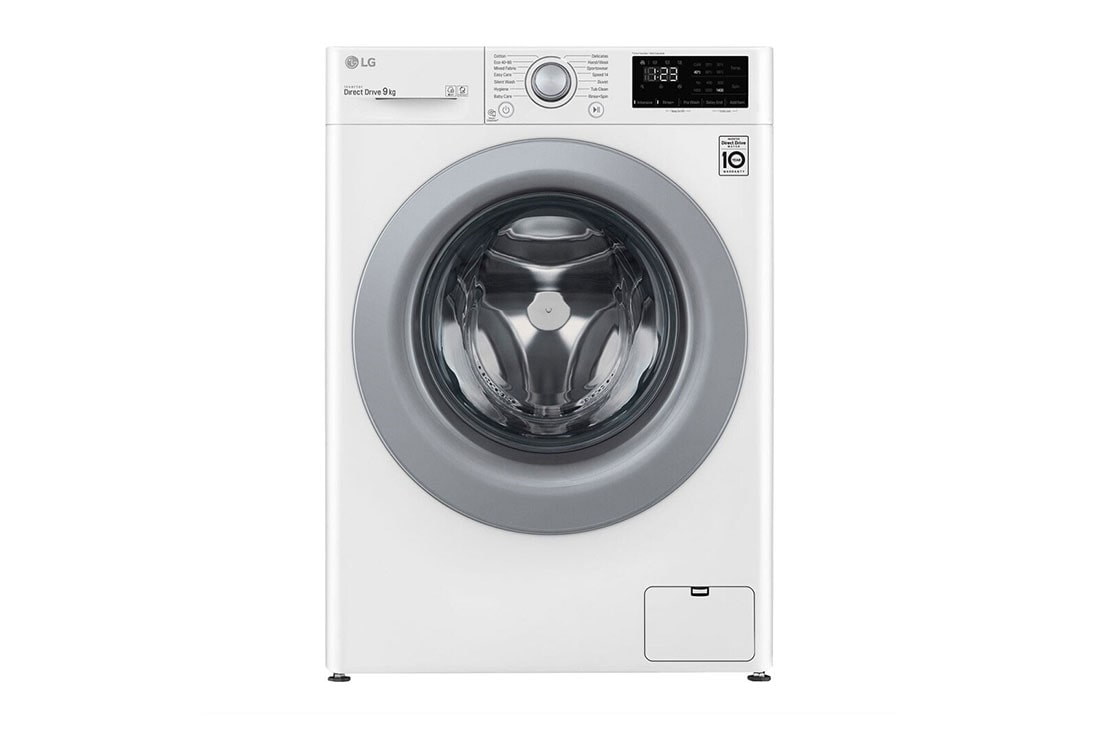 LG 9 kg Pyykinpesukone(Valkoinen) - Energialuokka B, AI DD?, Smart Diagnosis?, P4A3VN3WE, P4A3VN3WE