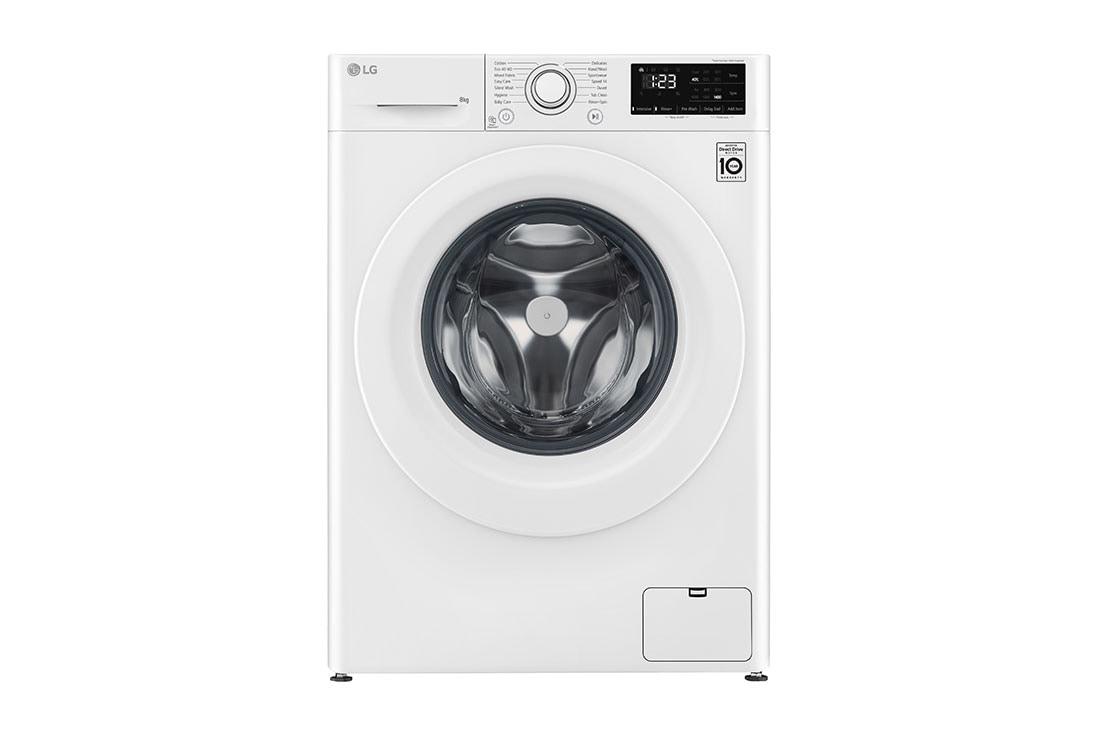 LG 8 kg Pyykinpesukone(Valkoinen) - Energialuokka B, AI DD?, Smart Diagnosis?, FV34TN00E, FV34TN00E