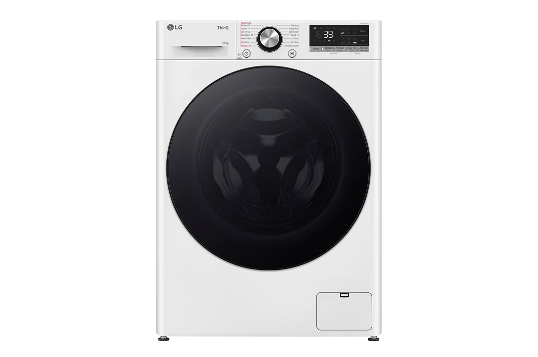 LG 11 kg Pyykinpesukone(Valkoinen) - Steam, Energialuokka A, TurboWash360?, AI DD?, Smart Diagnosis? ja Wi-Fi, FV94ENS2WN, FV94ENS2WN