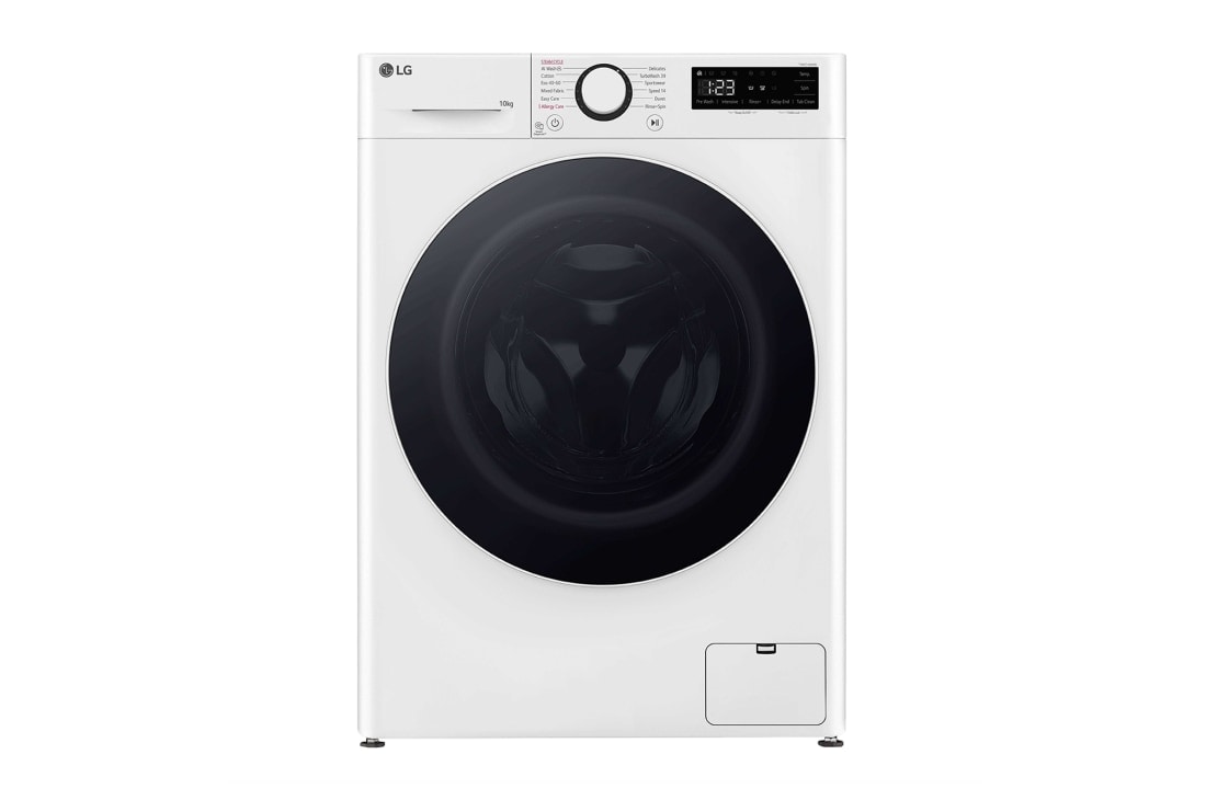 LG 10 kg Pyykinpesukone(Valkoinen) - Steam, Energialuokka A, TurboWash360?, AI DD?, Smart Diagnosis?, Edess?, F4Y5RYW0WY