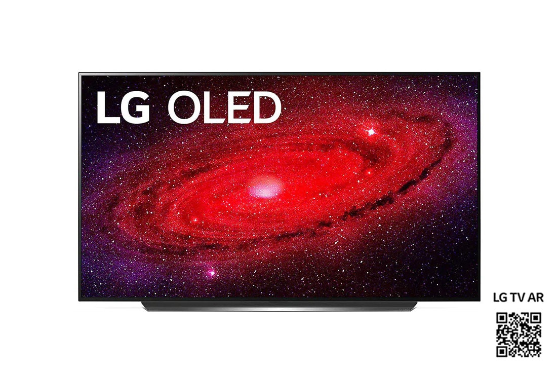LG 77'' LG OLED 4K TV - CX, Front view with infill image, OLED77CX6LA