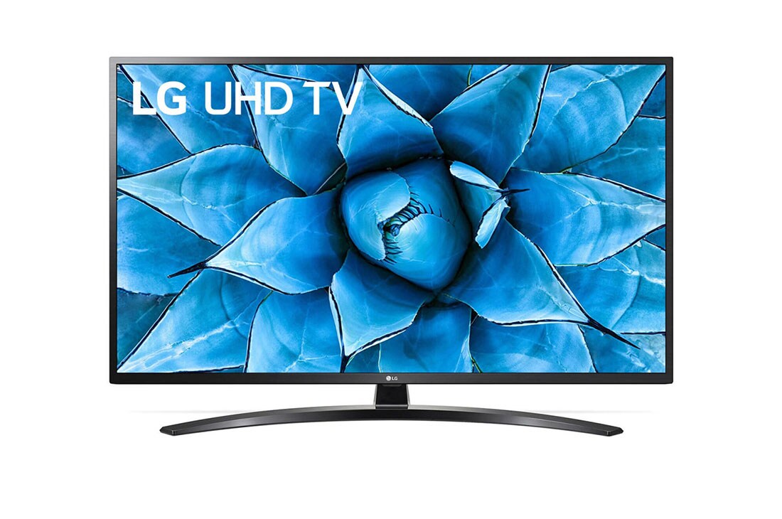 LG 70UN74006LA, etupuoli ja upotettu kuva, 70UN74006LA