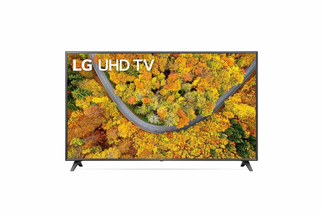 LG UP75 75-tuumainen 4K Smart UHD TV, Kuva LG UHD TV:st? edest?, 75UP75006LC