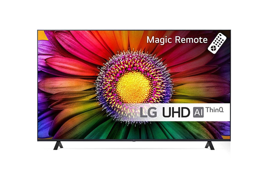 LG 75'' UHD UR80 - 4K TV (2023), LG UHD TV katsottuna edest?, 75UR80006LJ
