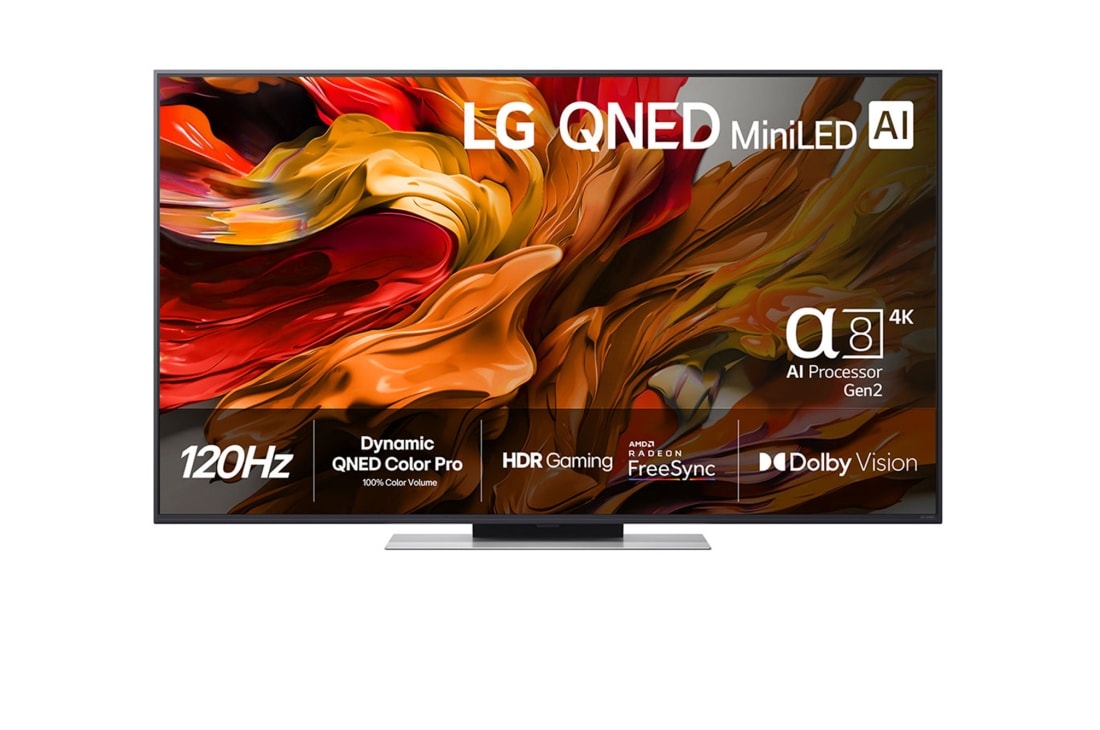 LG 55 tuuman LG QNED MiniLED AI QNED87 4K -?lytelevisio 2025, 55 tuuman LG QNED evo AI QNED87 4K -?lytelevisio 2025, 55QNED87A6B