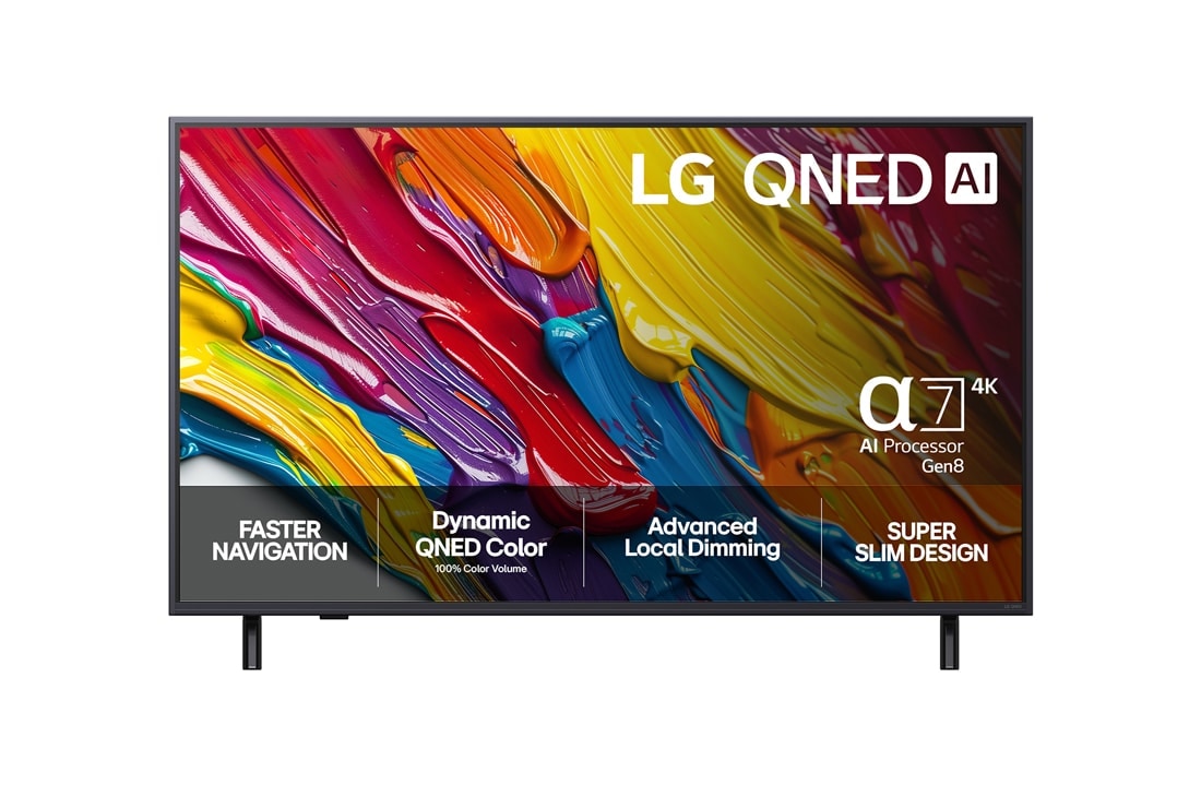 LG 50 tuuman LG QNED AI QNED82 4K -?lytelevisio 2025, 50 tuuman LG QNED AI QNED82 4K -?lytelevisio 2025, 50QNED82A6B
