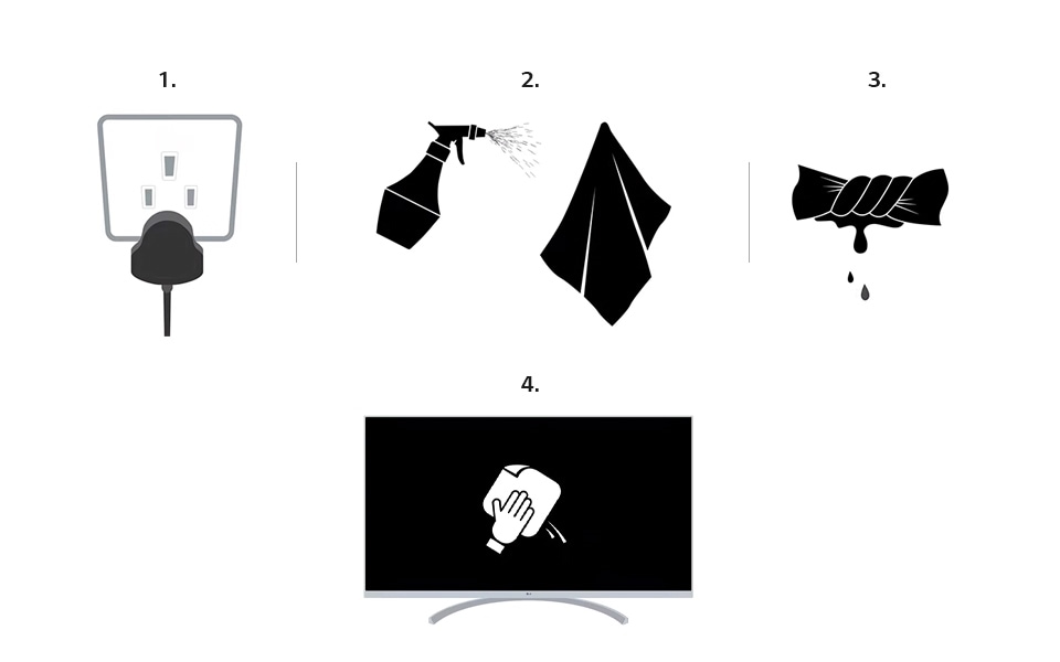 Les étapes sur la façon de nettoyer une télévision OLED