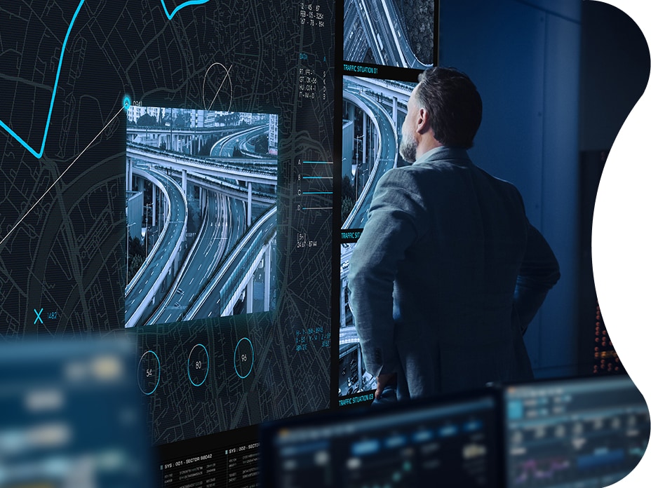LG LED Bloc allows you to configure the large screen to suit the space.