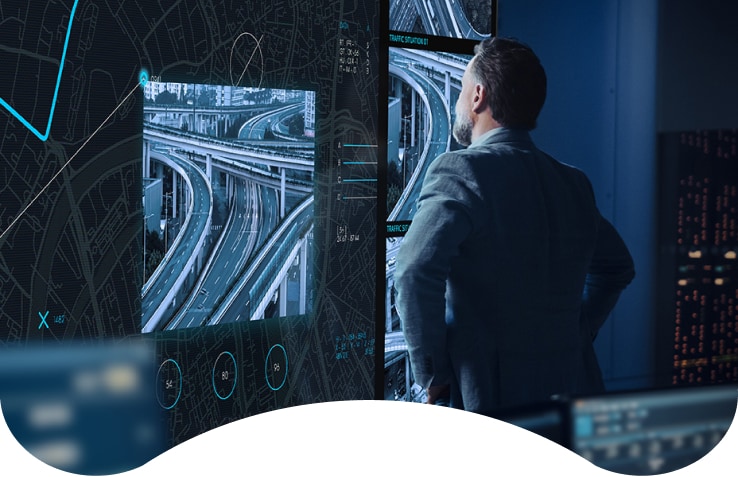LG LED Bloc allows you to configure the large screen to suit the space.