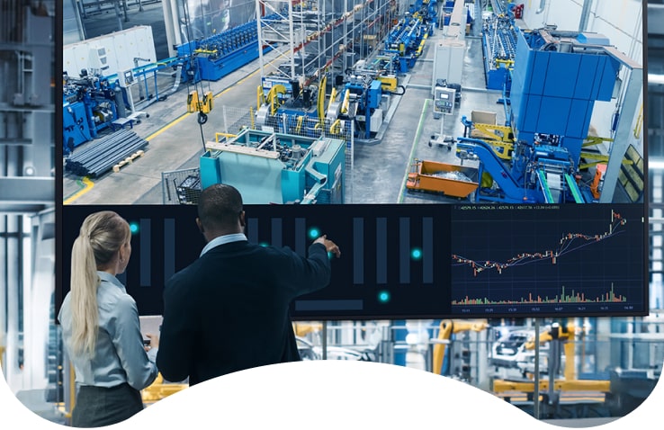 For delivering informational content to many people working in the same space, LG UHD Large Screen Signage Display is the optimal product for your needs.
