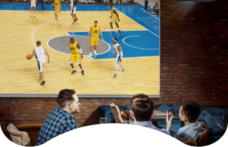 Consider LG ProBeam to provide broadcast with stunning brightness and image quality to the customers. 