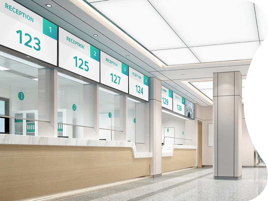 UH7J-H series clearly deliver content and attract public attention, making it the most suitable display for marketing in airports, retail, shopping malls etc.