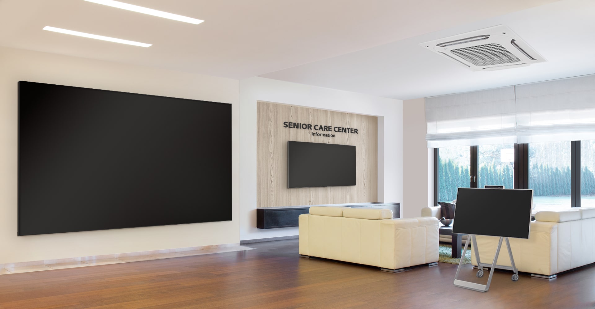 Explore how LG provides integrated solutions for senior towns.