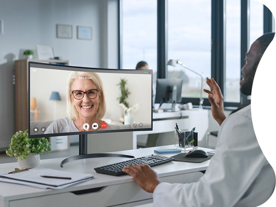 LG 34CR651 is for the medical professionals looking to implement telemedicine. 