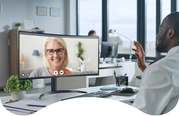 LG 34CR651 is for the medical professionals looking to implement telemedicine. 