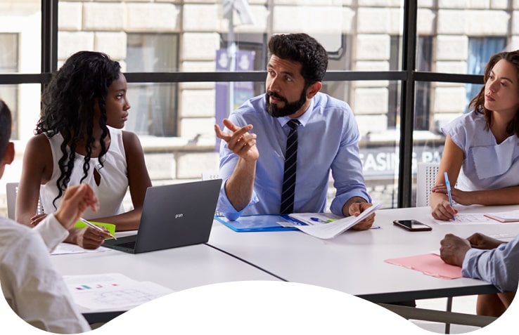LG gram16 lets you focus only on the meeting without having to worry about battery life. 