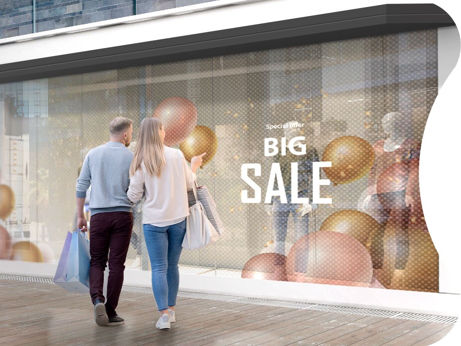 If you want to make most of your large space for playing media content, consider LG’s transparent LED film.