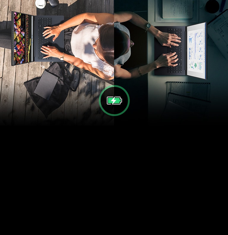 The User can use gram all day without charging.