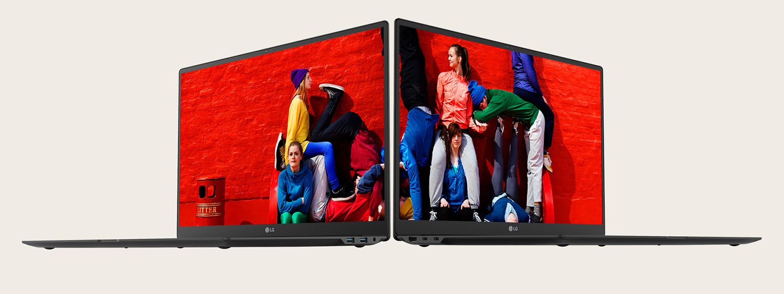 LG gram offer precise image with IPS LCD display.	