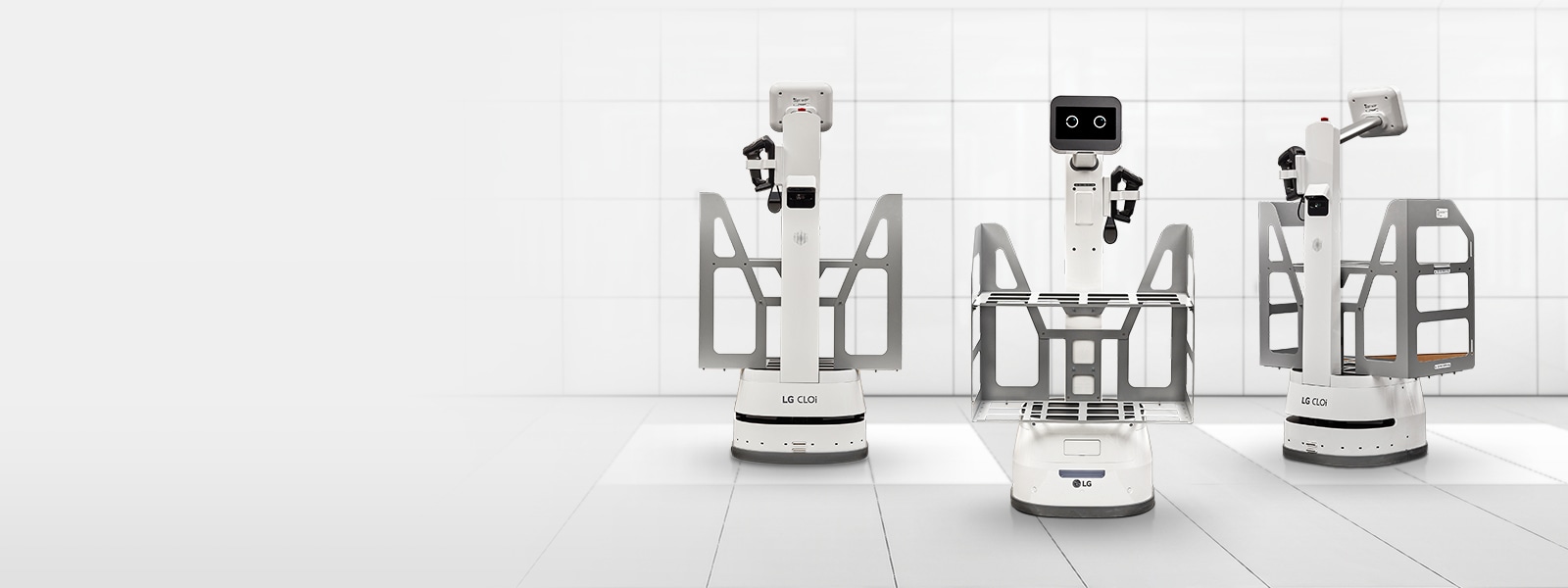 Meet reliable partners that will increase your work efficiency. LG CLOi CarryBot (LDLAXBT10)