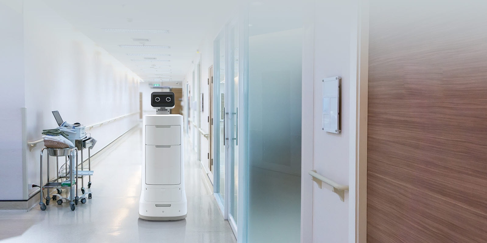 Smart delivery technology capable of autonomous operation and managing logistics within large areas.