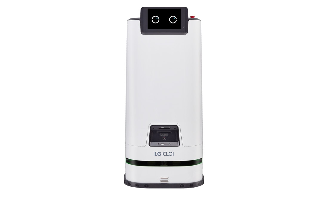 LG A delivery expert safely delivers various items, front view, LDLIM31