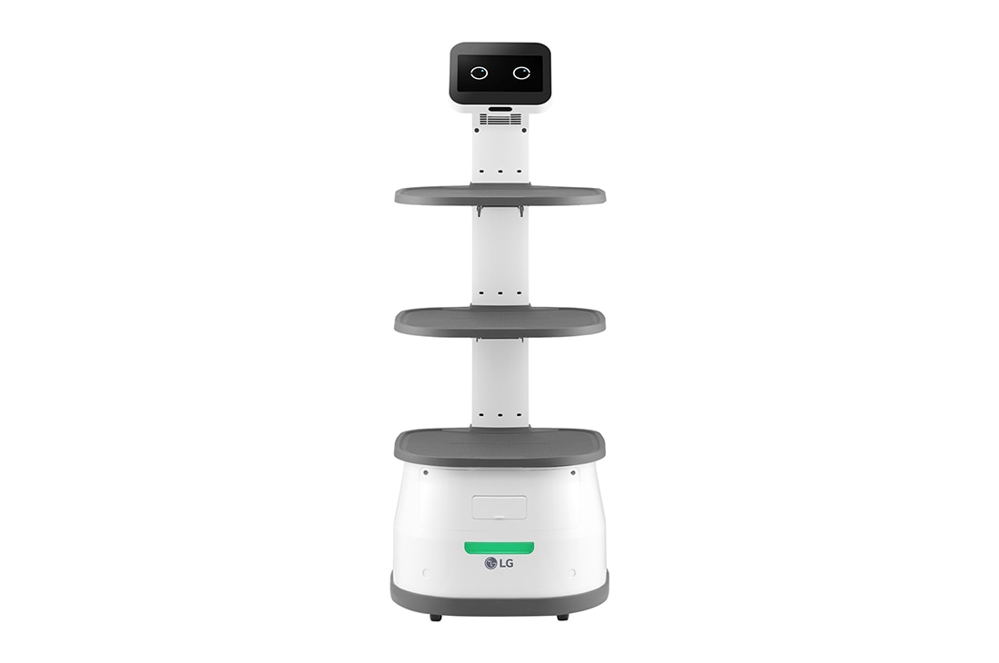 LG CLOi ServeBot (Shelf type), front view, CLOi ServeBot (Shelf type)